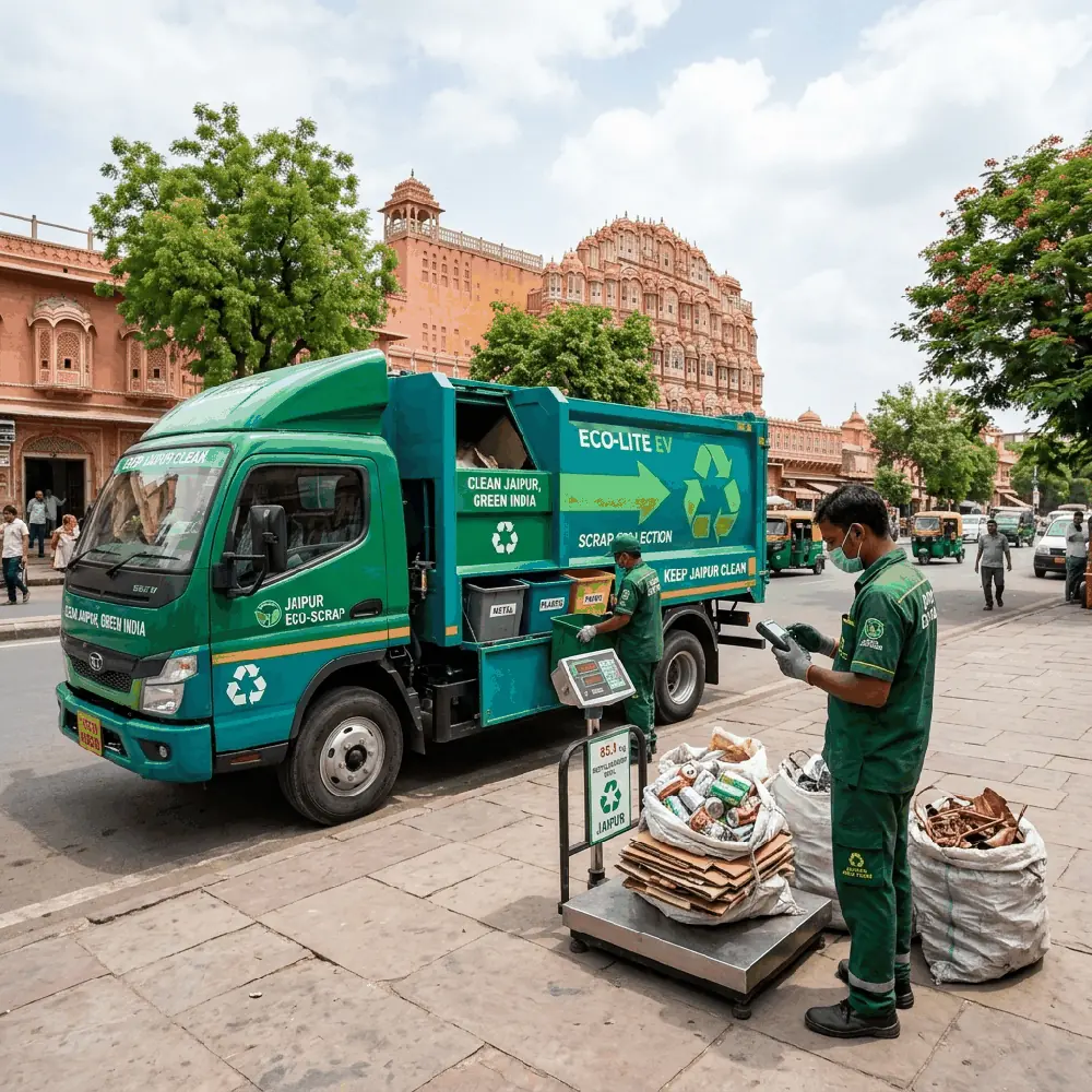 Scrap collection vehicle in C Scheme